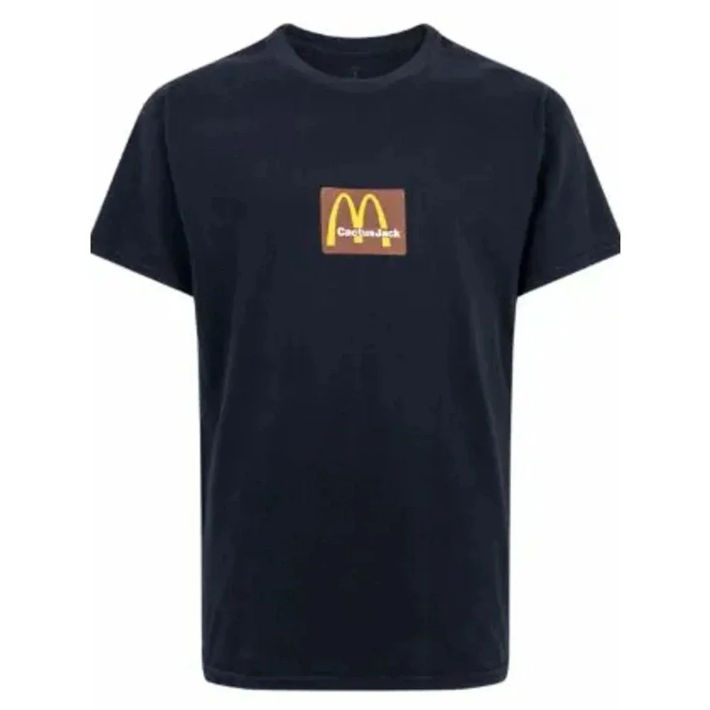 NWOT Travis Scott x McDonald's Sesame Inv T-Shirt Short Sleeve Graphic Black S